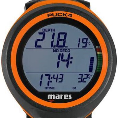 Mares Puck 4 Duikcomputer - Oranje