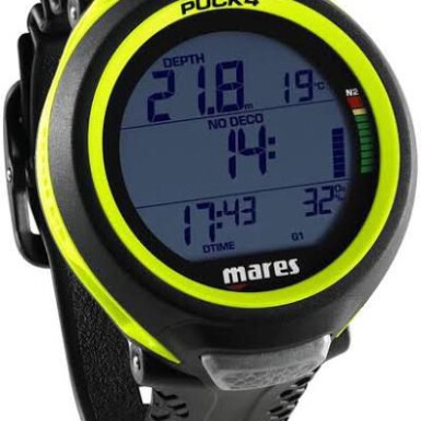 Mares Puck 4 Duikcomputer - Geel
