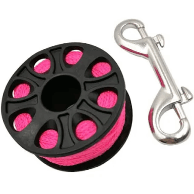 Vingerspoel 30 meter met RVS double ender